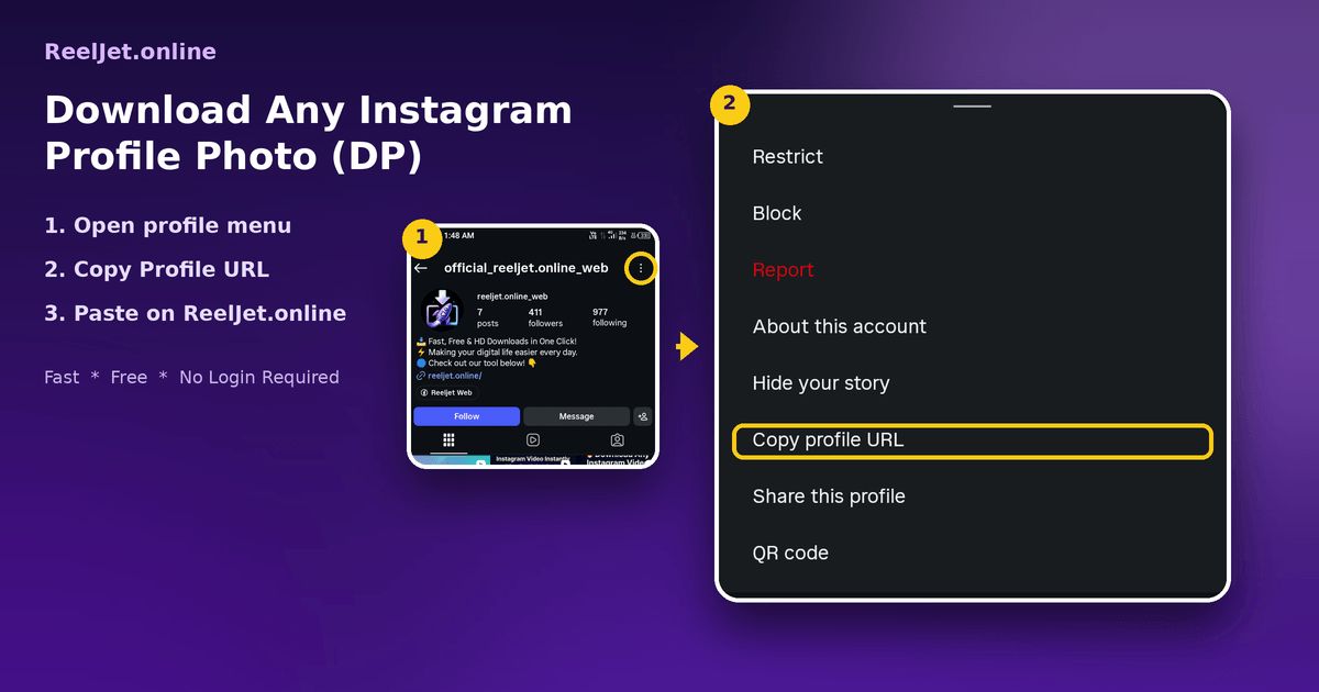 How to download Instagram DP - Step by step guide